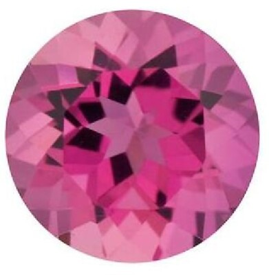 #ad Natural Fine Rich Intense Pink Tourmaline Round Sri Lanka AAA Grade $219.15
