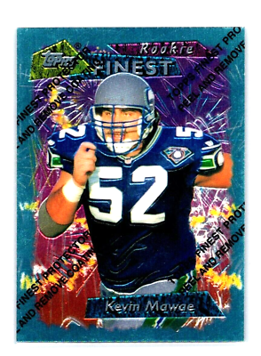 #ad 1995 NFL Topps Finest Kevin Mawae #162 Seattle Seahawks 95 TF FBC $2.25