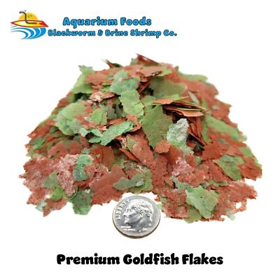 #ad PREMIUM GOLDFISH FLAKE FOOD TOP SHELF PERFECT FOR KOI AND GOLDFISH AFI $10.95