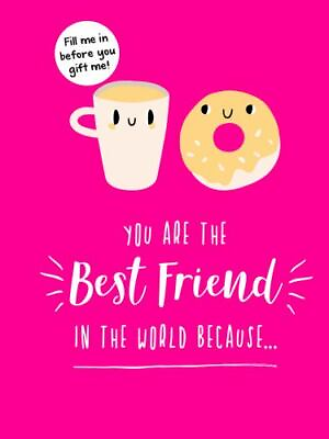 #ad You Are the Best Friend in the World Because... by Summersdale $5.51