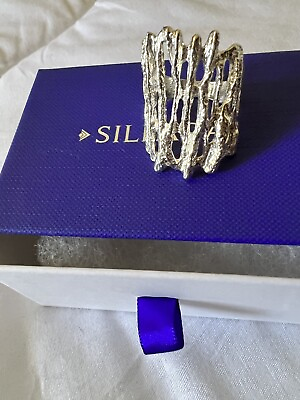 #ad Sipalda Sterling Wide Ring NEW sz 10 $75.00