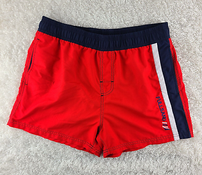 #ad Fullsand mens red white blue swim shorts SIZE XL swim trunks lined F $13.40