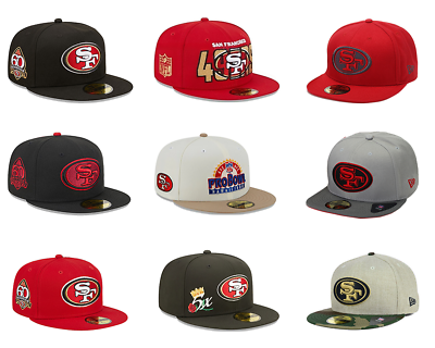 #ad NEW New Era San Francisco 49ers Collaboration 59FIFTY 5950 Fitted Baseball Cap $19.99