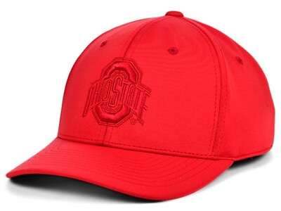 #ad The Ohio State Hat OSU BUCKEYES Football Red Out Fitted M L Cap Memory Fit NEW $19.99