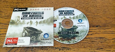 #ad Vintage Brothers in Arms Earned in Blood Demo Disc PC Game Windows AU $14.99