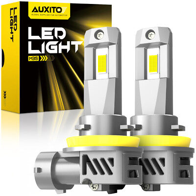 #ad AUXITO 50W 20000LM LED Headlight H11 H9 H8 Globe Bulbs Beam Kit White 6500K $35.99