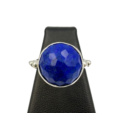 #ad Ring With Lapis Lazuli Silver 925 Vintage Years#x27; 70 Made in Italy $96.91