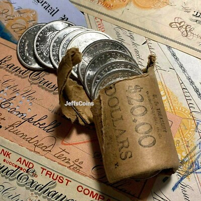 #ad ✯ GEM BU Morgan Silver Dollar From OBW Roll Estate Hoard ✯ Mint Unc ✯ $119.50
