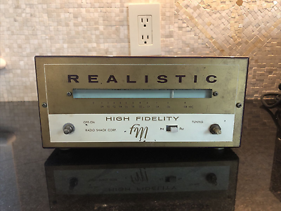 #ad Radio Shack Realistic Tube High Fidelity FM Vintage Tuner 1950’s works $127.49