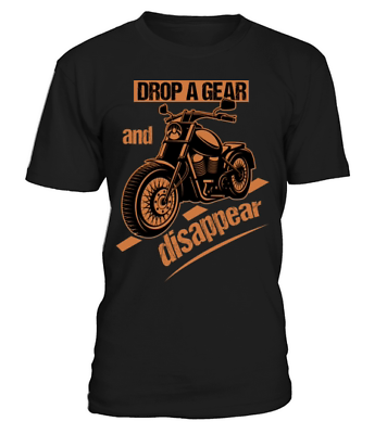 #ad SALE Drop A Gear And Disappear T Shirt Unisex Graphic S 5XL $26.99