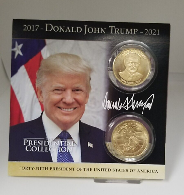 #ad Donald Trump Presidential Commemorative Coin Collection $12.95