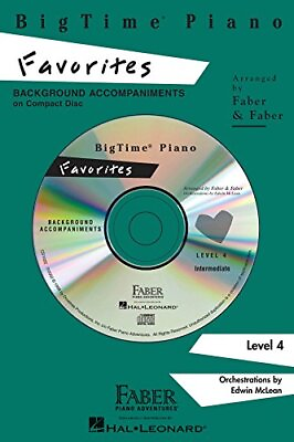 #ad NANCY FABER Bigtime Piano Level 4 Favorites CD BRAND NEW STILL SEALED $28.95