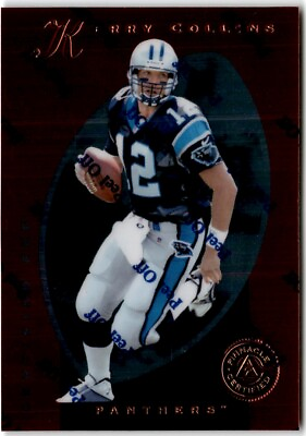 #ad 1997 Pinnacle Certified #5 Kerry Collins Panthers Red Red $1.99
