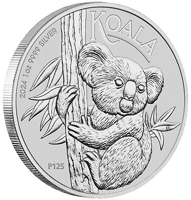 #ad 2024 Australia Koala 1oz $1 Silver Coin in Mint Capsule King Charles III Effigy $45.97