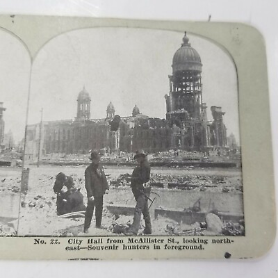 #ad San Francisco Earthquake Scavengers working at the Ruins of City Hall $18.99