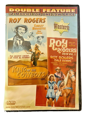 #ad Double Feature King Of The Cowboys And Roy Rogers Show Vol 1 DvD $17.77