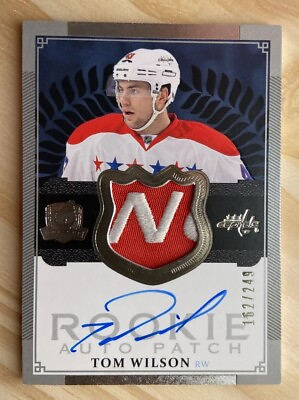 #ad Tom Wilson Rookie Auto Patch 2013 14 The Cup RPA 249 #155 Rare “W” Patch $299.99