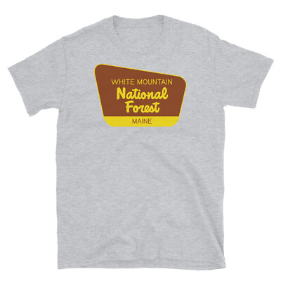 #ad White Mountain National Forest Maine Short Sleeve Unisex T Shirt $19.99