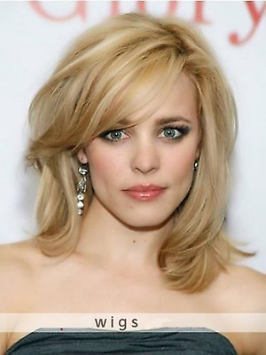 #ad NEW Sexy Dark Blonde Remy Hair Capless Short Wigs Free Shipping $16.99