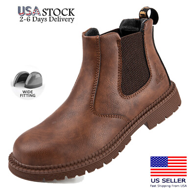 #ad Botas De Trabajo Para Hombre Mens Safety Shoe Indestructible Steel Toe Work Boot $42.29