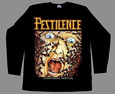 #ad Pestilence Consuming Impulse NEW BLACK T SHIRT $22.99