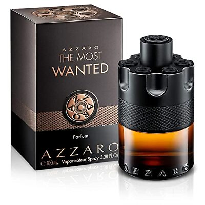 #ad Azzaro The Most Wanted 3.3 oz. 100 ml. PARFUM Spray for Men. New in Sealed Box $165.51