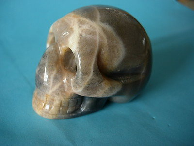 #ad Crystal Skull Black Indian Moonstone no 2 GBP 200.00