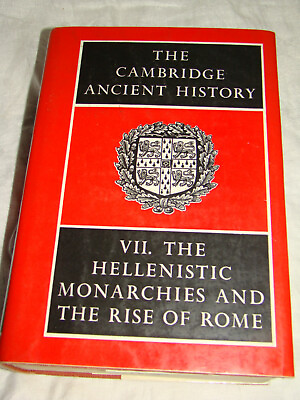 #ad 1969 Cambridge Ancient History v VII Hellenistic Monarchies amp; Rise of Rome Book $99.99