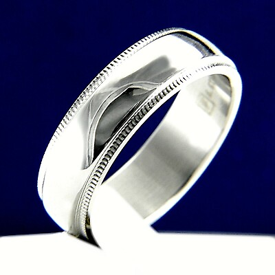 #ad Wedding Band Stainless Steel Men#x27;s Engagement Anniversary Ring $9.99