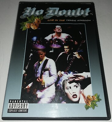 #ad No Doubt: Live in the Tragic Kingdom DVD Gwen Stefani 1997 includes insert C $16.98