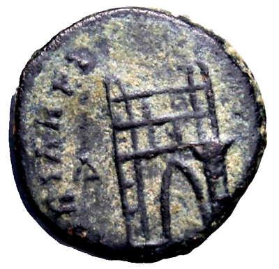 #ad CERTIFIED AUTHENTIC Roman Coin RARE Campgate Minimus Theodosius 379 395 wCOA $77.00