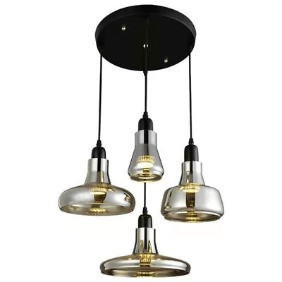 Modern Glass Chandelier Pendant Lustre Lamp and Irregular Ceiling Lights $161.49