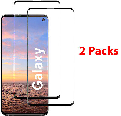 2X Full Cover Tempered Glass Screen Protector For Samsung Galaxy S10e S10 Plus $6.49
