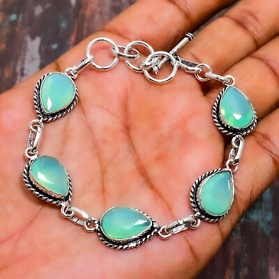 #ad Amazing Fire Opal Gemstone Handmade Jewelry Bracelet 6 8quot; $8.99