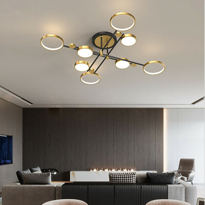 #ad Modern Bedroom Ceiling Light Bedroom Chandelier Lighting Gold Home Pendant Light AU $374.12