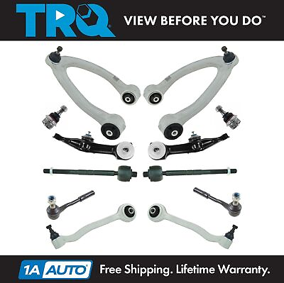 #ad TRQ 12 Piece Suspension Kit Upper amp;amp Lower Control Arms Ball Joints Tie Rods $364.95