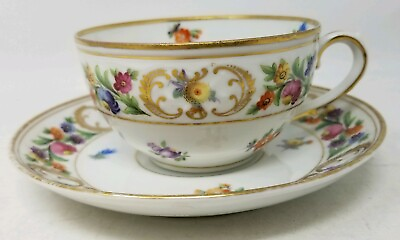 #ad Schumann Bavaria Porcelain Dresden Style Tea Cup amp; Saucer #4 $30.00