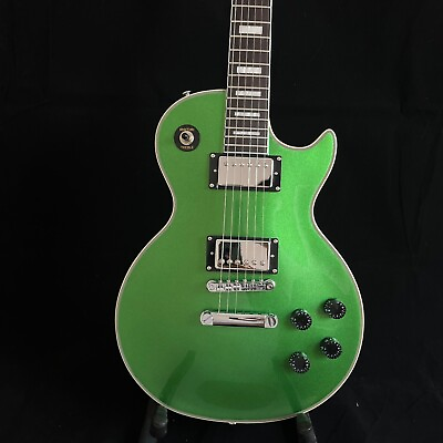 #ad LP Electric Guitar Green Finish Mahogany Body HH Pickups Rosewood Fingerboard $260.10