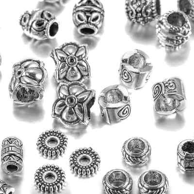 #ad Tibetan Spacer Loose Beads Metal Zinc Alloy Charm Bead For DIY Bracelet Jewelry $9.99