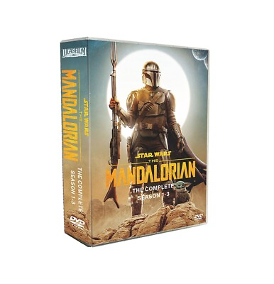 #ad Star Wars The MANDALORIAN the Complete Series Seasons 1 3 DVD 9 Disc Set $26.90