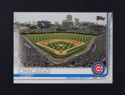 #ad 2019 Topps Series 1 Base #197 Wrigley Field Chicago Cubs $0.99
