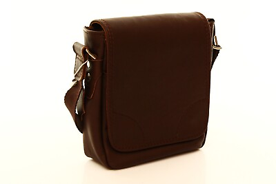 #ad Crossbody Bag for Men Quality Genuine Cowhide Leather Shoulder Purse Satchel D $79.99