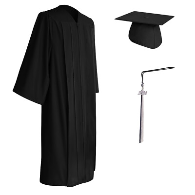 #ad 2024 Graduation Cap and Gown with Tassel by SIGNATURE Matte $23.95