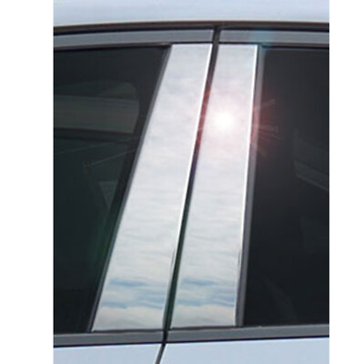 #ad 6Pcs Silver Window Door Pillar Posts Trim Cover Fit For Honda Odyssey 2005 2010 $11.19
