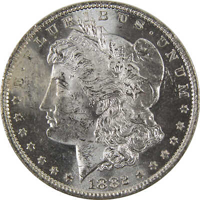 #ad 1882 O Morgan Dollar Unc Details 90% Silver $1 Bag Marks SKU:I8794 $68.99