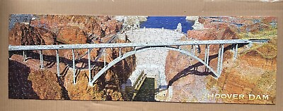 #ad Hoover Dam 500pc Pano Jigsaw Puzzle 11.5x35.5 inches Free Reference Poster. $11.99