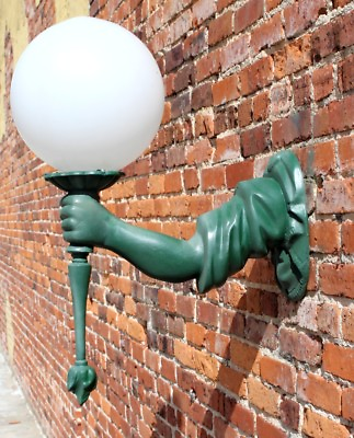 #ad Statue of Liberty Torch Bearing ARM Wall Sconce $306.90