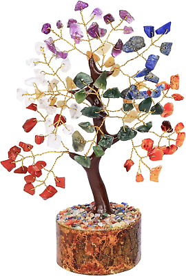 #ad YATSKIA Seven Chakra Tree Crystal Tree of Life House Warming Gifts New Home $16.08