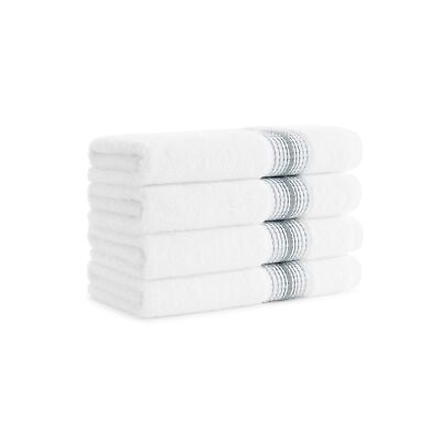 #ad Aegean Ombre Hand Towels Pack of 4 Oversized Ultra Soft Thick amp; Absorbent 1... $51.28