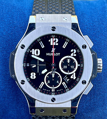 #ad Hublot Big Bang Stainless Steel Chronograph 44mm 301.SX.130.RX Box and Papers $6600.00